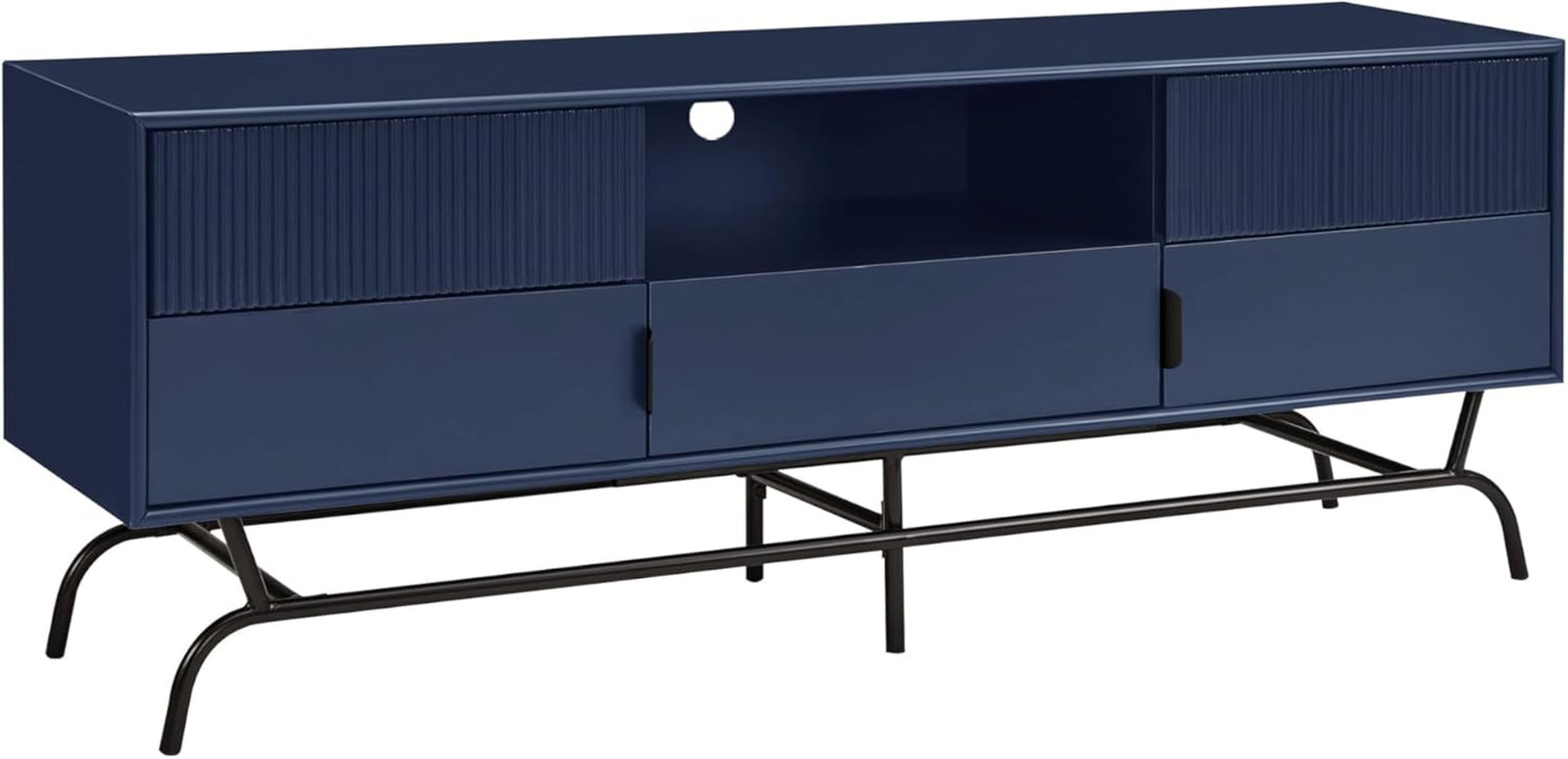 - Stylish Media Console For 65" Tvs With Storage