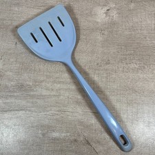 Vintage ECKO Blue Nylon Spatula Slotted Flipper Turner Utensil Gray