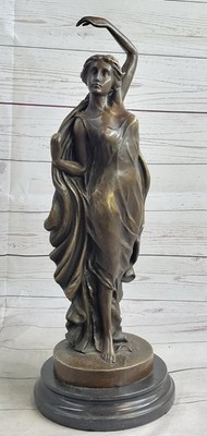Seductive Beauty French Canova's Handcrafted Large Bronze Statue Sculpture Sale