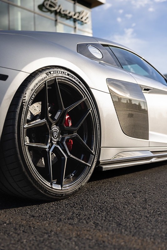 20” ROHANA RFX11 GLOSS BLACK CONCAVE WHEELS RIMS FOR AUDI R8 20X9 20X11 