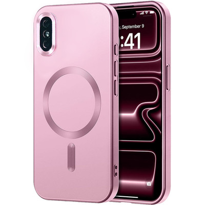 Magnetic for iPhone X XS XR XS MAX Luxury Soft Matte Metallic Luster