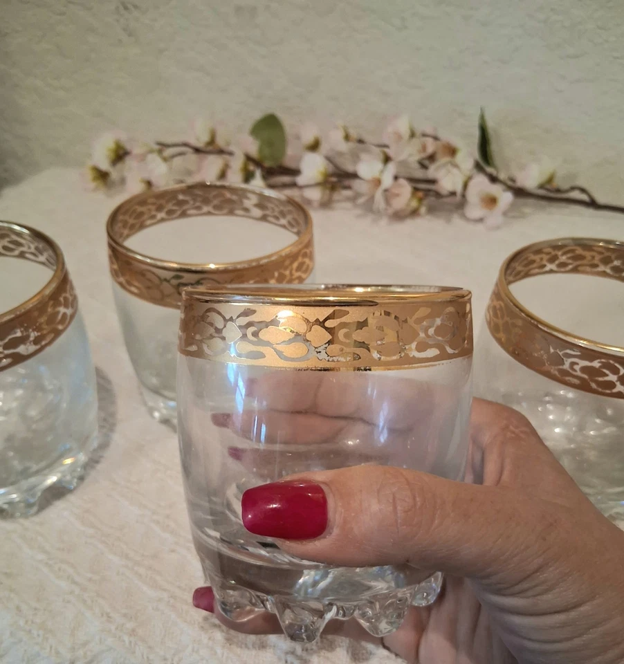 ÓCULOS LOWBALL 4 DOURADO Aro Circleware Coleção "Versailles" Elegante 3 1/2" - Imagem 3 de 4