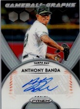 2019 Panini Prizm Game Ball Graphs #1 Anthony Banda Autograph # GB-AB