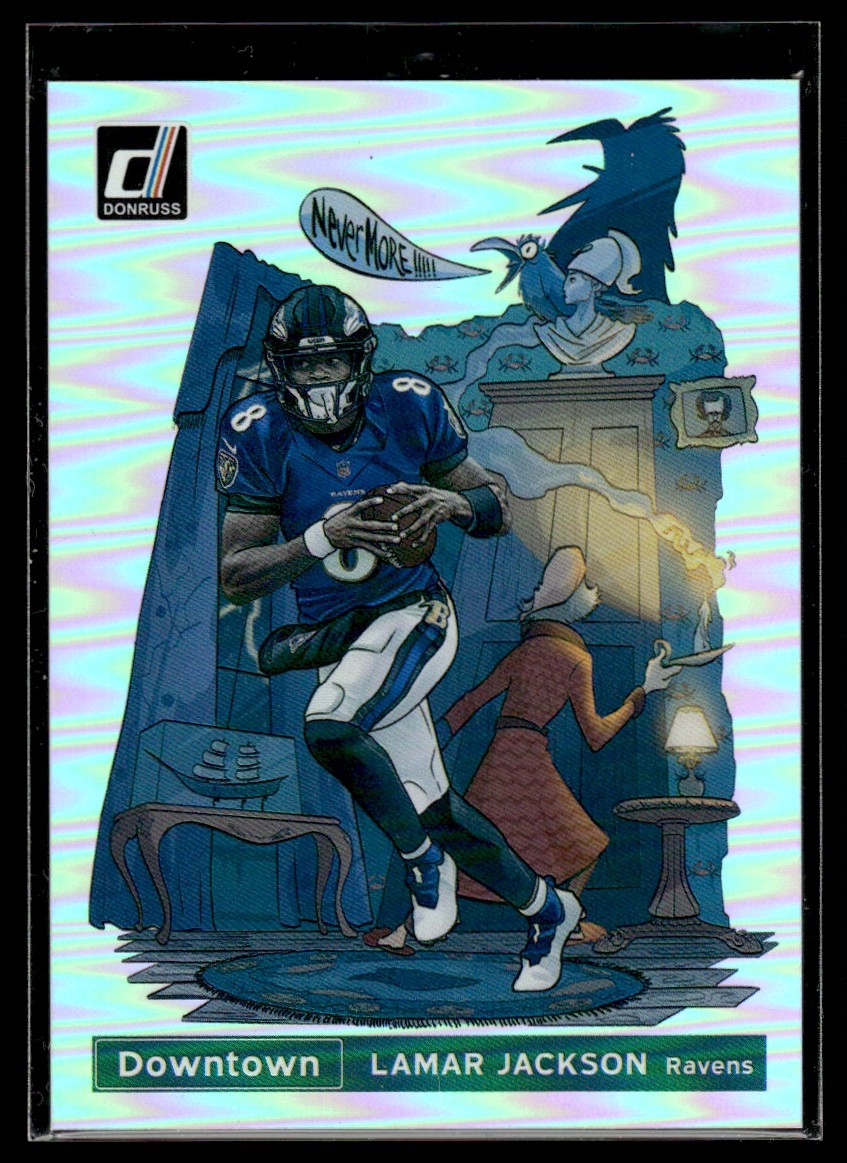 2021 Donruss Downtown Lamar Jackson Baltimore Ravens #DT-9