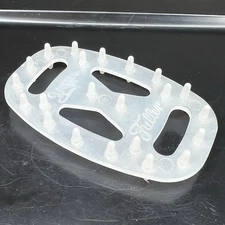 Vtg Plastic Fuller Brush Co Bar Soap Holder Raised Spikes on Both Sides Clear