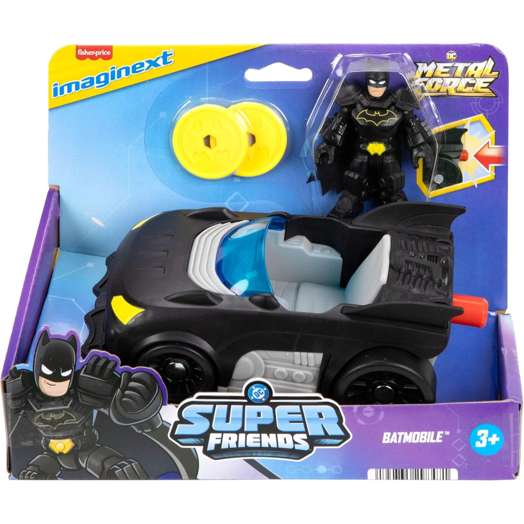 Imaginext DC Metal Force Batmobile Playset - Image 2