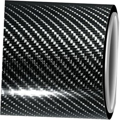 6D Carbon Fiber Vinyl Wrap - Gloss Carbon Fiber Texture - 1 x 5 ft (30 x 150 cm)