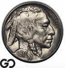 1931-S Buffalo Nickel Key Date, Low Mintage, Gem BU++