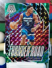 Anthony Edwards 2024 Mosaic Thunder Road Green Prizm #5 Minnesota Timberwolves