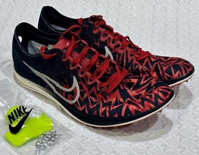 NIKE ZoomX Dragonfly Bowerman Red Mid Distance Track Spikes Mens 6