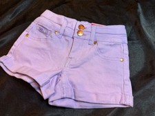 NEW Girls Purple Shorts, Brand Cutie Patootie two Heart Back Pockets
