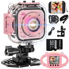 Action Camera Go 1080p HD Diving Waterproof Video Pro Mount Underwater Sports