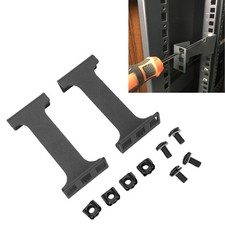 Recessed Rack Adapter Kit Lightweight Aluminum Alloy Network Rack Extender