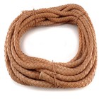 Lanière Cuir Ronde Tressée 8 Brins 10 mm ESNADO Nature