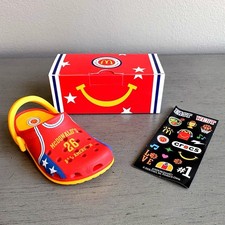 2026 McDonald's Happy Meal All American Games x Crocs Toy 1 Red Team Jersey New