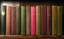 Lot of 12 Antique Novels - Faded Spine Decor Set - 1891-1931 Ornate Gilt Books