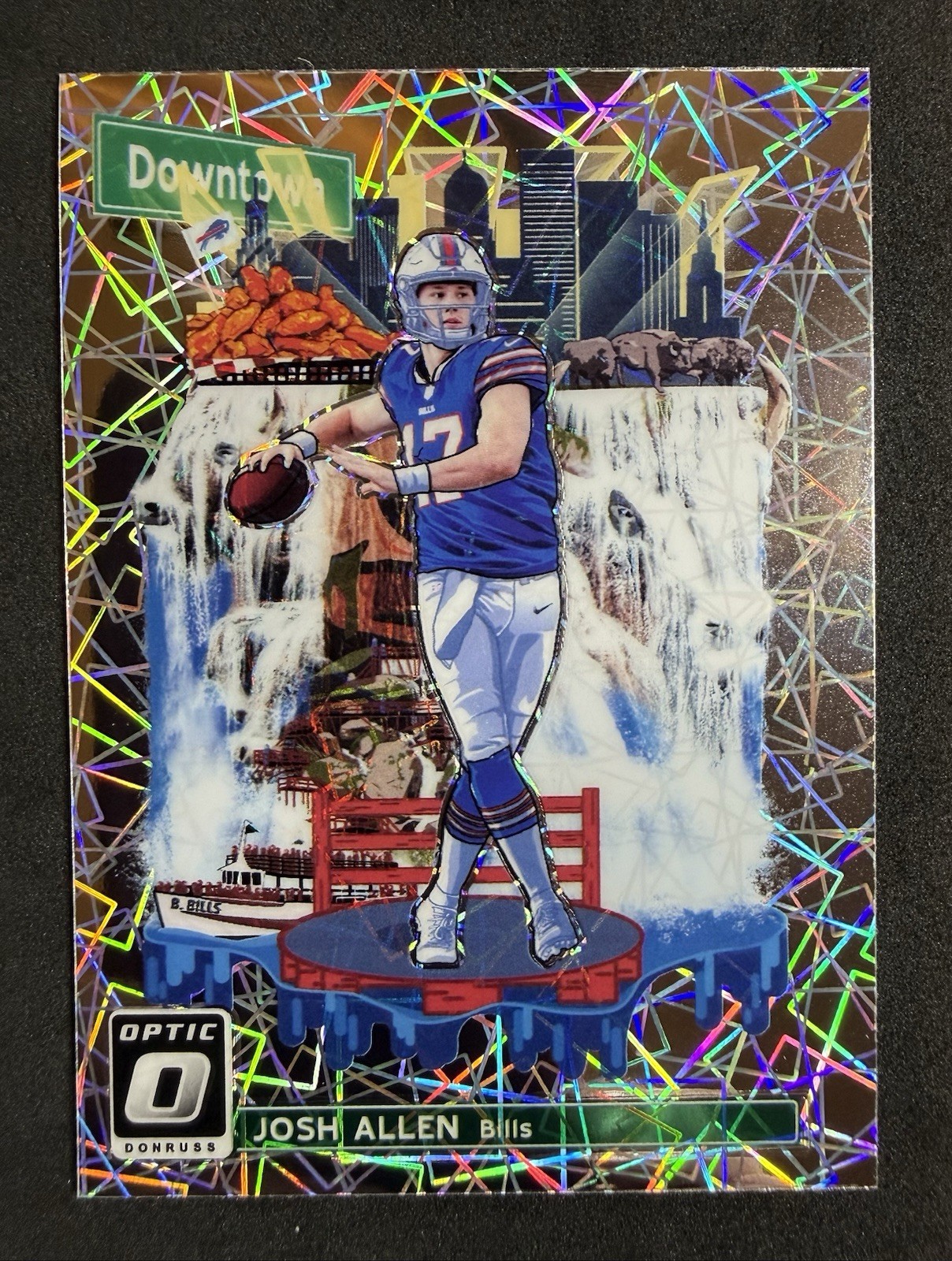 2018 Donruss Optic Downtown #DT14 JOSH ALLEN -Buffalo Bills RC Rookie SSP - RARE