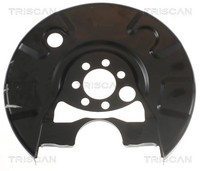 Deflektor, Bremsscheibe Triscan 8125 29246 VW 191 615 612 B
