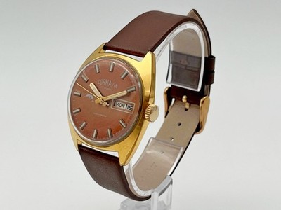 Cornavin 2628 AU 10 Vintage Mechanical Wristwatch 17 Jewels USSR Serviced Watch