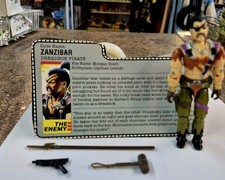 Product Image: 1987 GI JOE ARAH ZANZIBAR LOT SPEAR HAMMER GUN 100% COMPLETE VERY GOOD