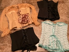 CORSET STORY ADORE ME ASSORTED CORSET LOT ( QTY 4 ) PREOWNED