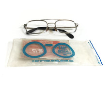 Vintage Tart Optical Eyeglasses Frames PT-109 5 3/4 Silver Aviator 54-20-135
