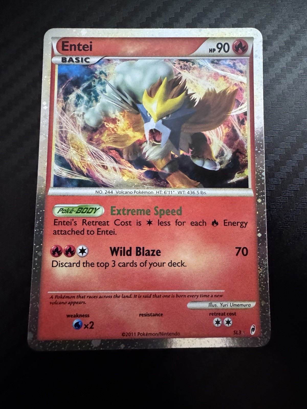 ポケモンカード 英語版 Entei Call of Legends SL3 Entei 2011 Call of Legends #SL3 Shiny Rare Price Guide - Sports