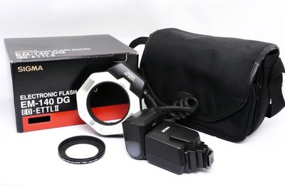   Sigma Electronic Flash Macro EM-140 DG für Canon EF OVP  || vom Händler!