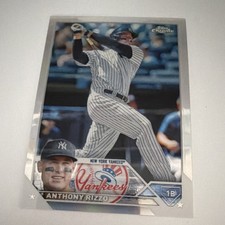 Topps Chrome 2023 Anthony Rizzo New York Yankees #191 Baseball Card