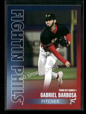 2026 Reading Fightin Phils Gabriel Barbosa RC Rookie Phillies Minor Brazil