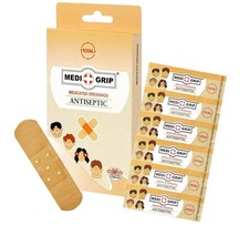 Medigrip Total medizinisches Pflastergewebe (100 Pflaster) braun...