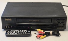 Symphonic VR-60WF 4-Head VCR VHS Video Cassette Recorder