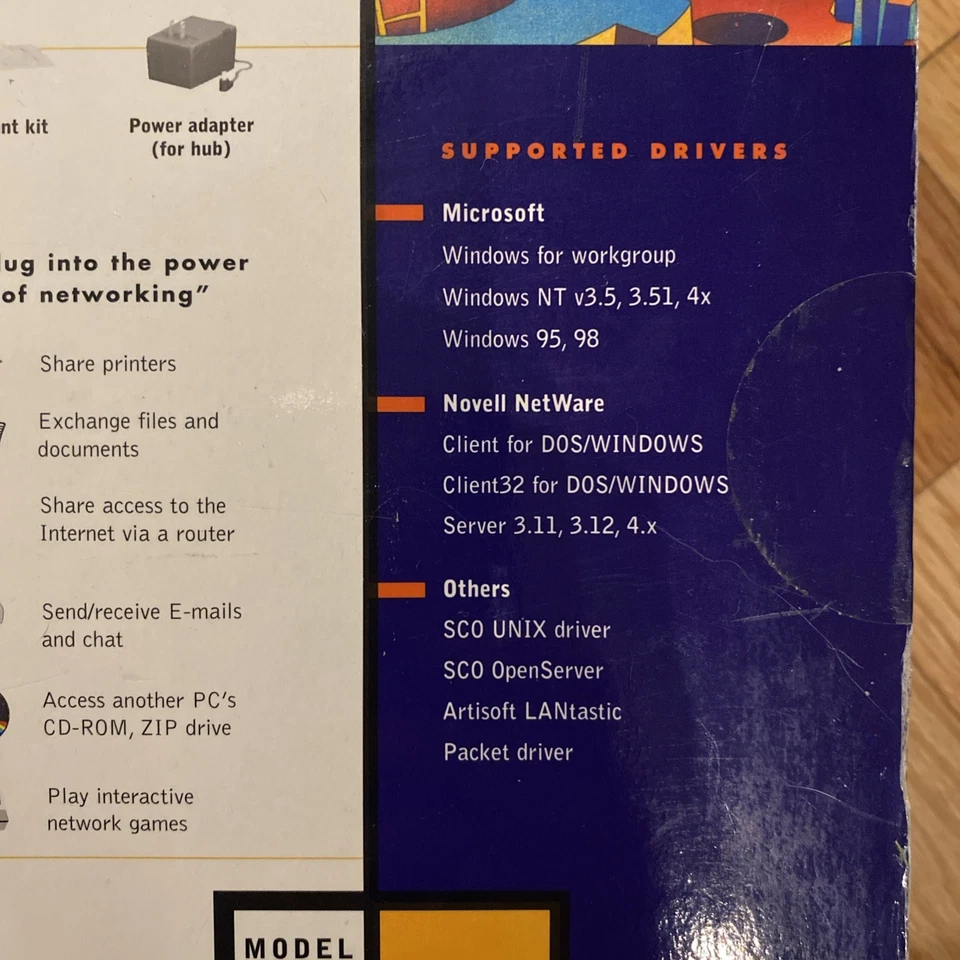 NetGear (SB104) 4-Ports External Hub Network Starter Kit - Image 3 of 4