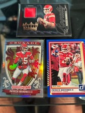 3ea 2025 Panini Rookies & Stars - Royalty Patrick Mahomes II #R-PMS PATCH!+2more
