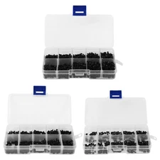 Flat Head Machine Screw Cross Black Carbon Steel Electronics Industry Fasteners