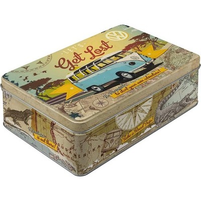 Nostalgic-Art - Vorratsdose Kaffeedose Frischhaltedose - VW Bulli Let's Get Lost