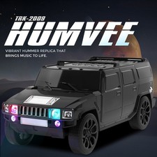 Loud Truck Speaker Black Portable Bluetooth USB Port/FM Radio/Aux Inputs New