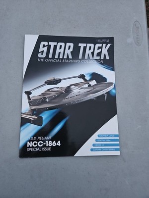 EAGLEMOSS Star Trek Booklet Issue USS Reliant NCC-1864   Just The Magazine. 