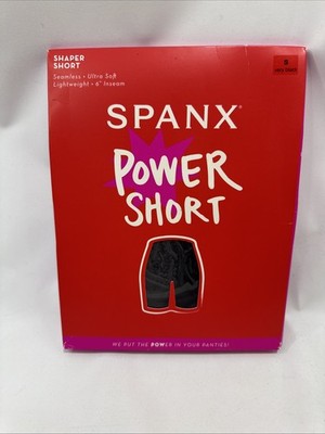 Spanx Power Shorts Shaper  2744 Black Size S