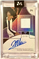 2024 Topps Mercury Victor Wembanyama RC Auto DEBUT Patch Cosmic 22/50 🔥