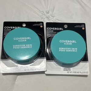COVERGIRL Clean Sensitive Skin Pressed Powder Classic Beige 230 0.35 oz Matte