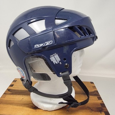 Reebok 6K-L Hockey Helmet Large Navy 58-63cm Made In Canada Vintage HECC