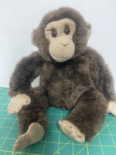 FAO Schwarz Plush Monkey Chimpanzee Bean 13"