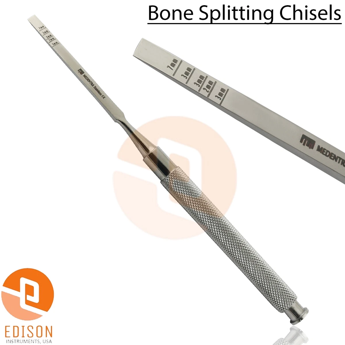 Dental Bone Ridge Splitting Chisels Expansion Grafting Surgical Mallet Hammer CE