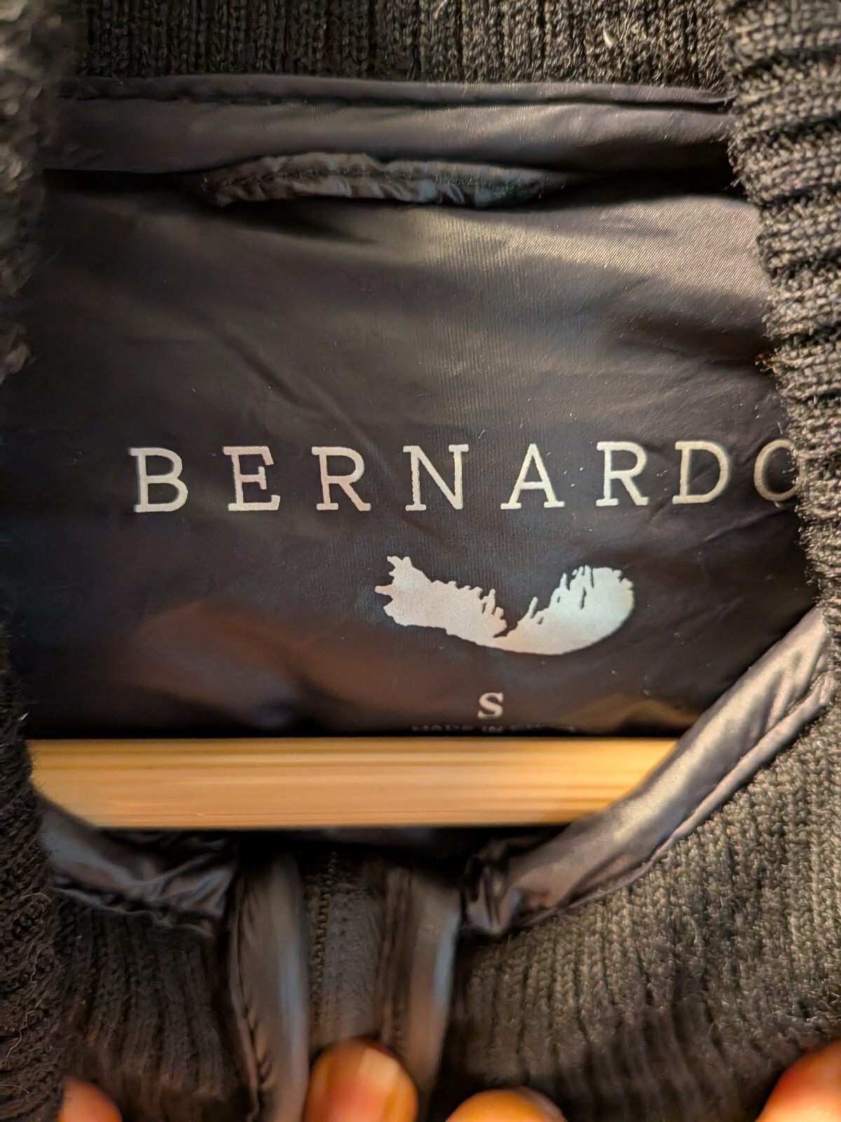 Bernardo Primaloft Duck Down Packable Puffer Navy… - image 3