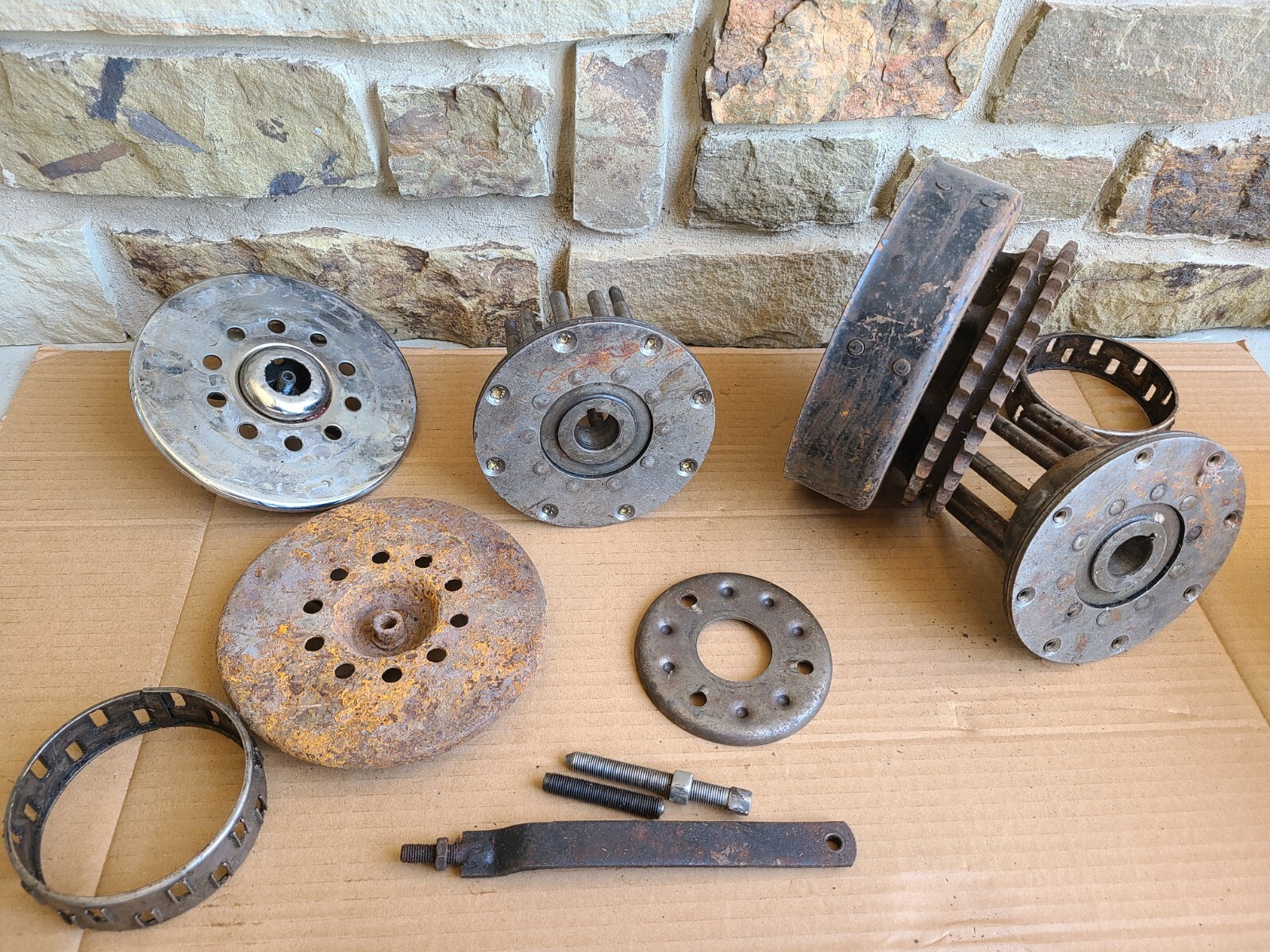 Harley Knucklehead Panhead Shovelhead 4 speed Clutch Hub Basket eBay