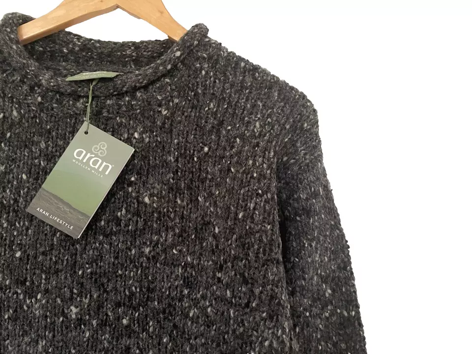 SUÉTER GRUESO DE LANA DONEGAL PARA CABALLERO HECHO EN IRLANDA Foto 2 de 4