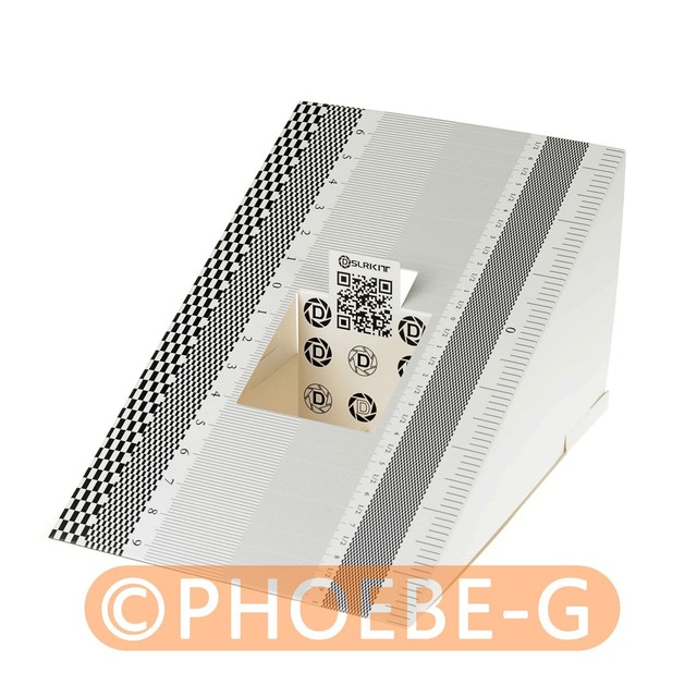 DSLRKIT Lens Focus Calibration Alignment AF Micro Adjustment Ruler Folding Card DSLRKIT Lens Focus Calibration Alignment AF Micro Adjustment Ruler Folding Card