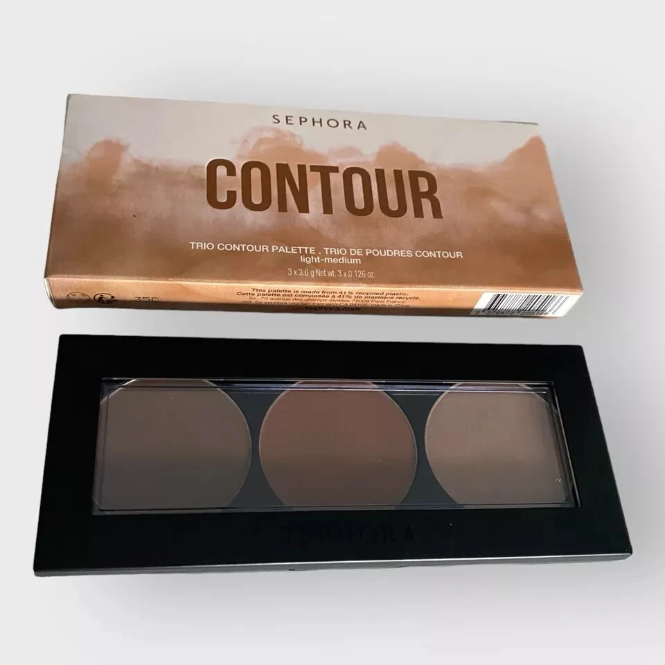 Sephora Trio Contour Face Palette ~ Light Medium ~ Full Size ~ Authentic ~ NIB - Image 4 of 4