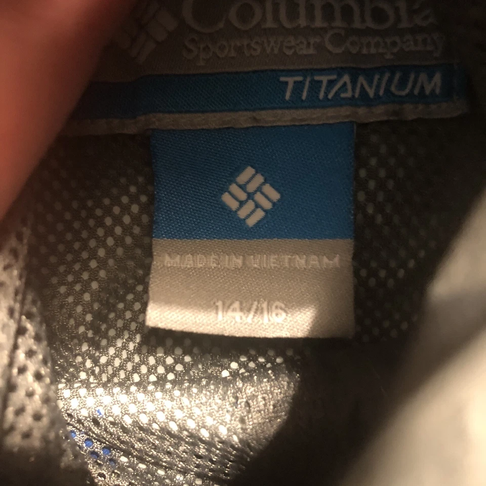 CHAQUETA CON CAPUCHA DESMONTABLE DE INVIERNO AZUL/GRIS JUVENIL COLOMBIA SPORTSWEAR TALLA 14-16 Foto 3 de 4